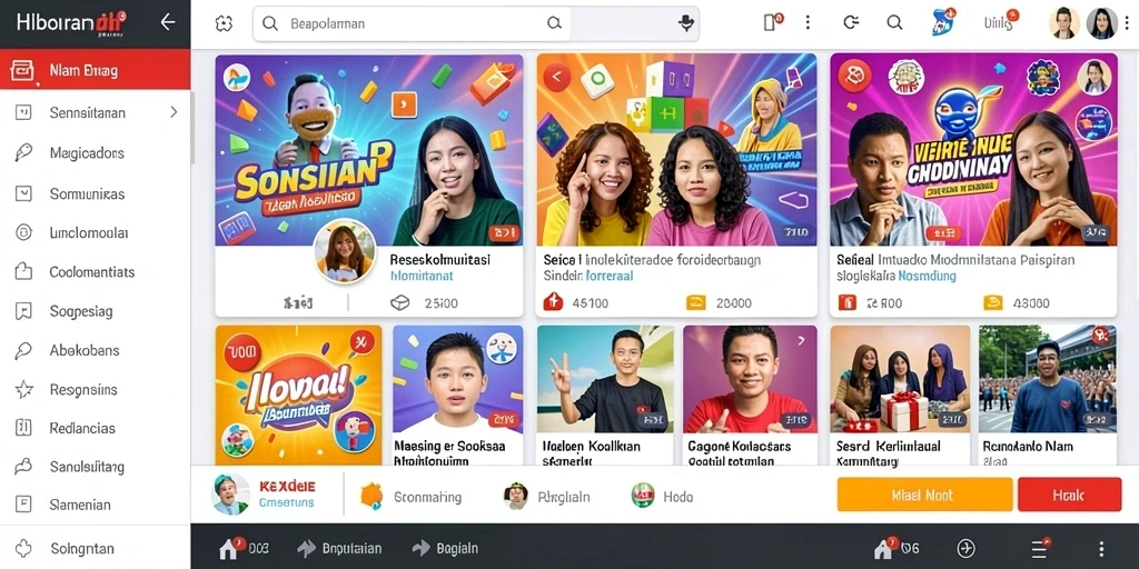 Tampilan pembaruan terbaru dengan fitur menarik.