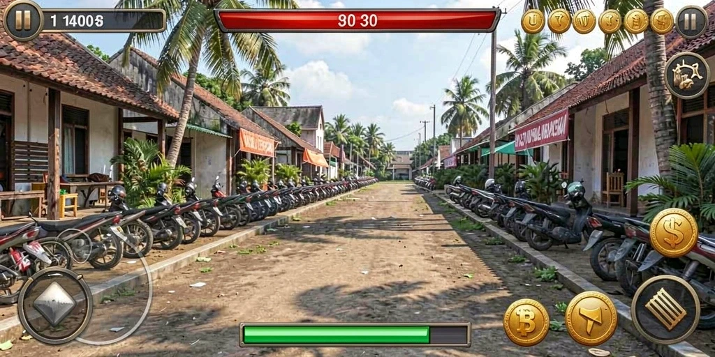 Mode multiplayer untuk tantangan yang lebih seru.