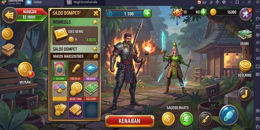 Pengalaman multiplayer yang seru bersama teman.