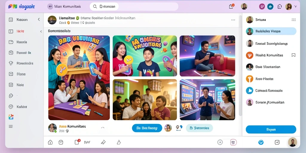 Mengilustrasikan momen luar biasa dari gameplay.