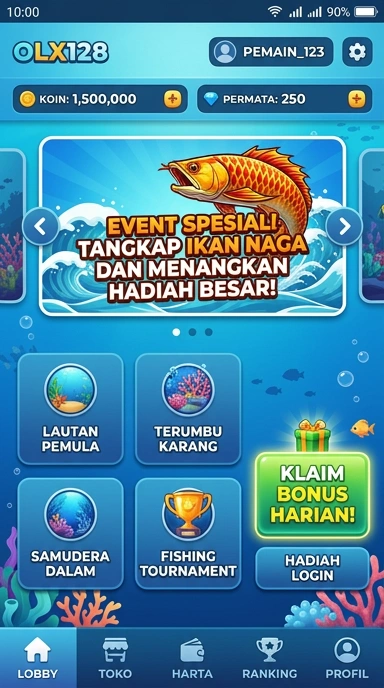 olx128 — layar beranda